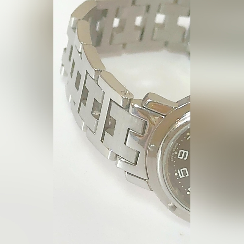 Hermes Quartz Ladies Clipper C.L4.201 Watch Date - Picture 5 of 16